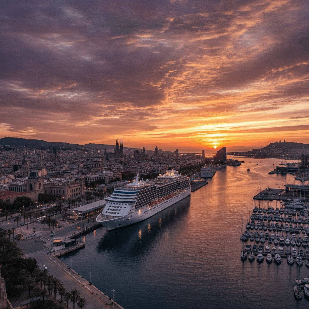 Barcelona Spanien Kreuzfahrt